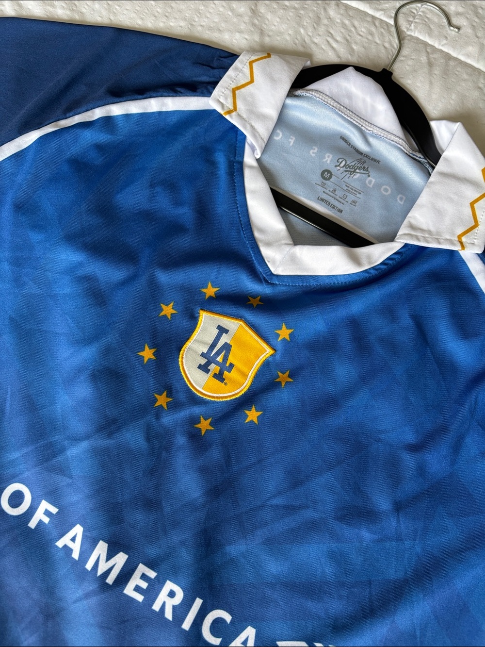 Los Angeles Dodgers Blue Limited Edition Football (Soccer) Jersey (M)